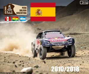 yapboz Carlos Sainz Dakar 2018